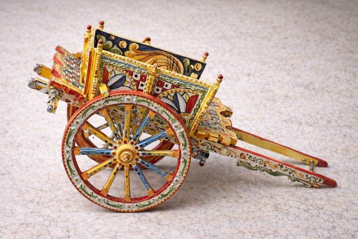 Carretto siciliano dipinto (miniatura)