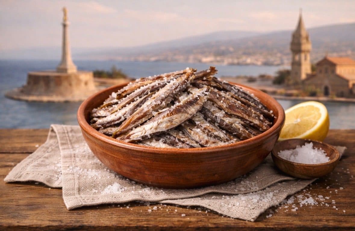 Alici salate dello Stretto di Messina