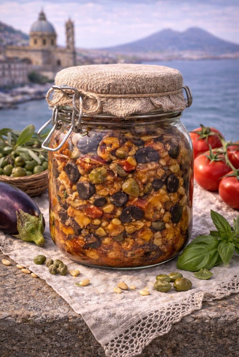Caponata palermitana (conserva tradizionale)