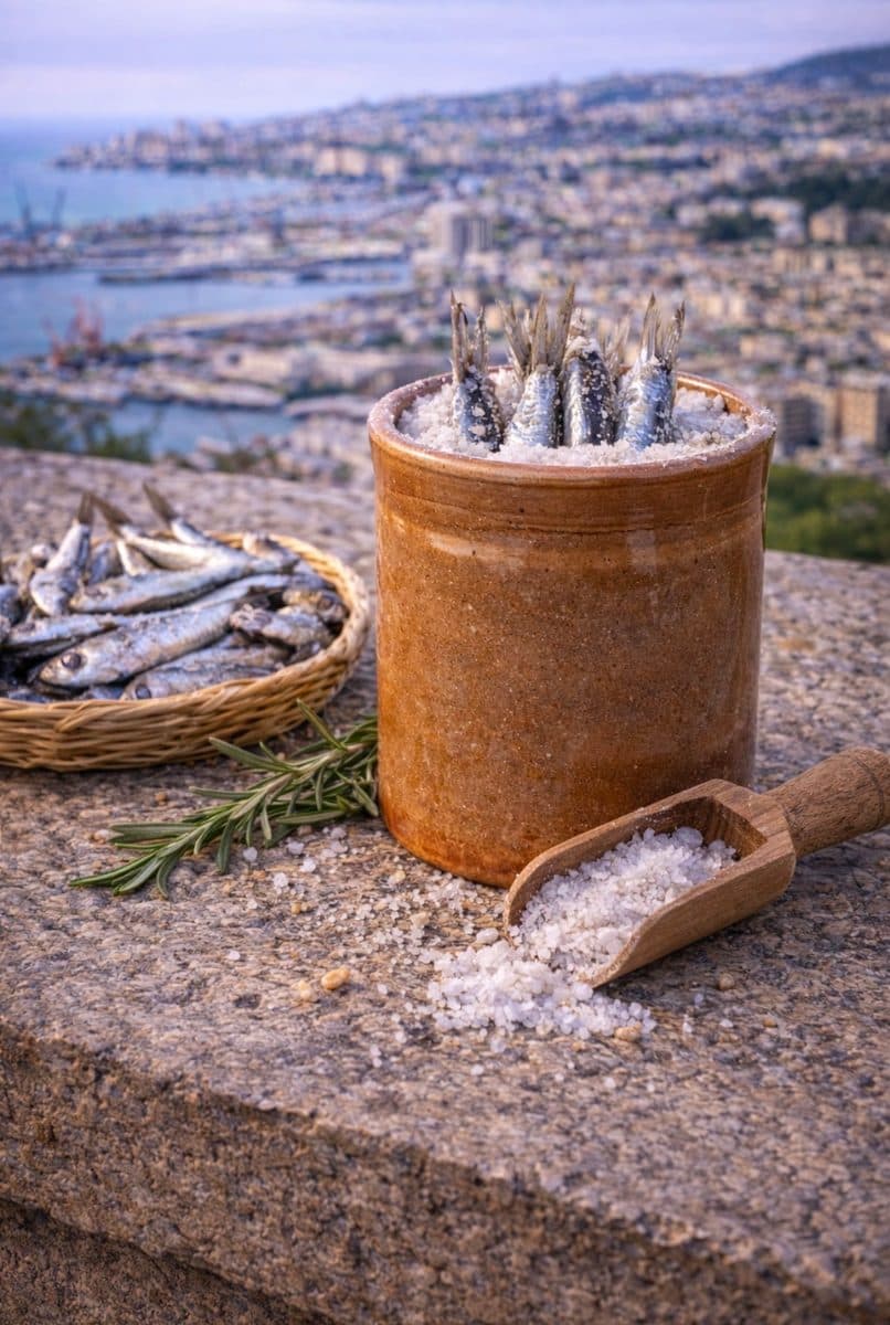 Acciughe sotto sale del Mar Ligure