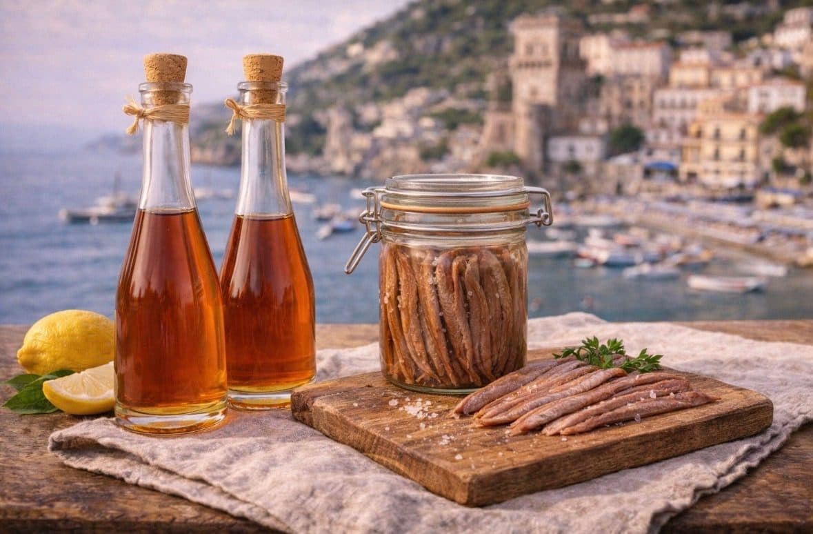 Acciughe di Cetara (colature, conserve)