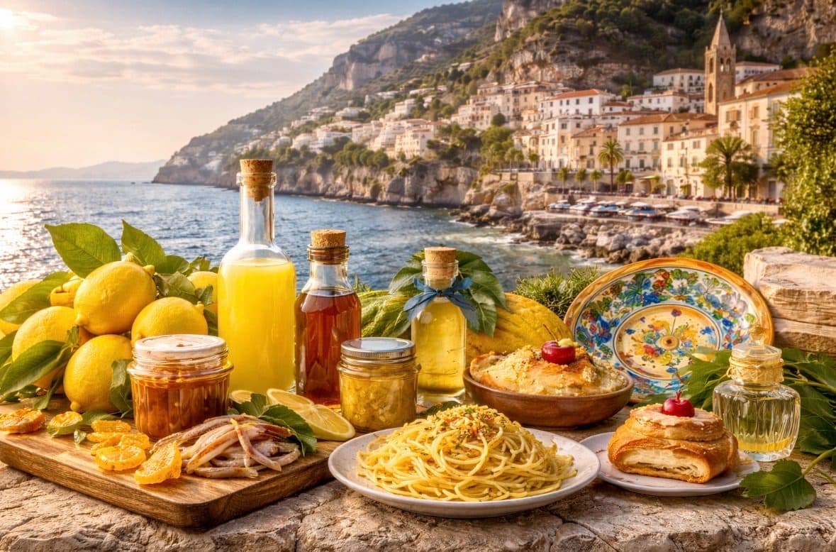 Amalfi between citrus and sea