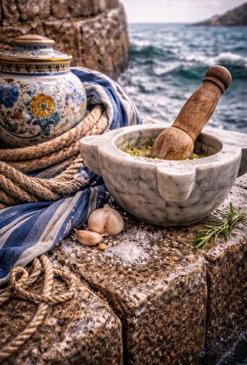 Genoa between stone, textiles and the sea
