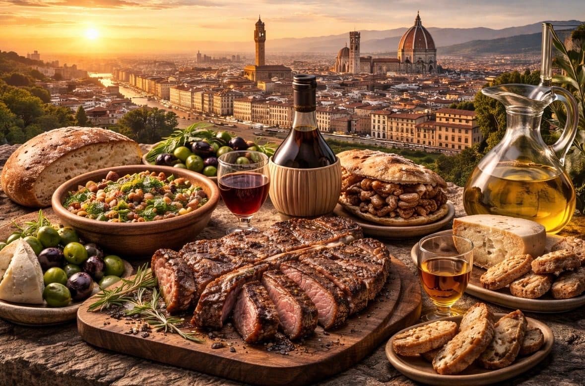 Florence through food: bread, meat and traditional sweets