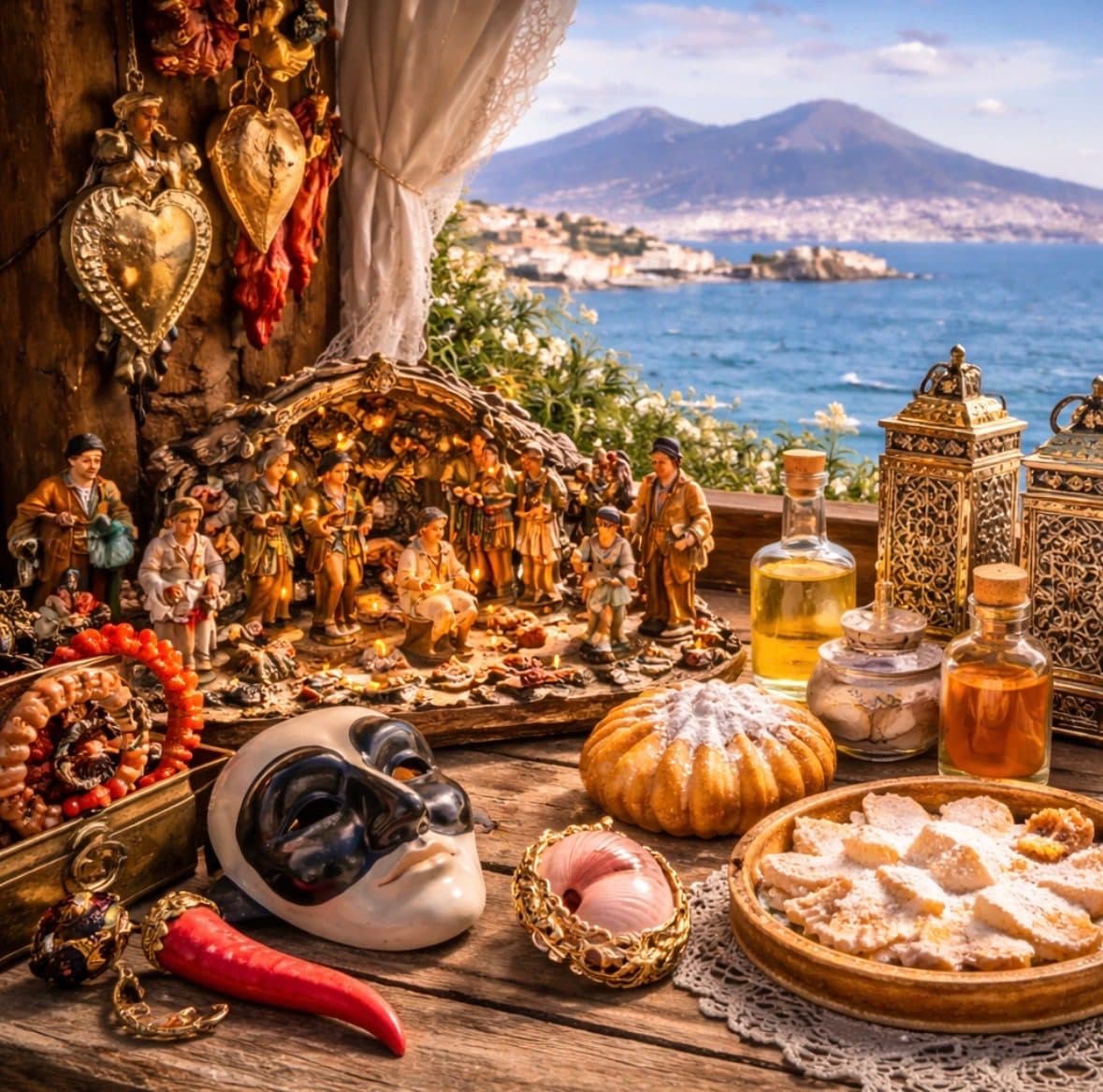 Naples through its popular symbols